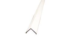 Bilde av: Utenpåliggende hj. list alu. hvit 25 mm 250 cm