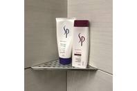 Bilde av: Design hjørnehylle N°7 for dusj 1mm, børstet stål