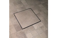 Bilde av: Design Slukrist N°5 for flis 15mm, 20x20cm børstet stål