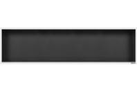 Bilde av: ESS Container Box10 veggnisje antrasitt,ramme polert stål 120x30x10 cm