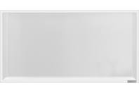 Bilde av: ESS Container Box10 veggnisje hvit,ramme polert stål 60x30x10 cm