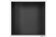 Bilde av: ESS Container Box10 veggnisje antrasitt, ramme polert stål 30x30x10 cm