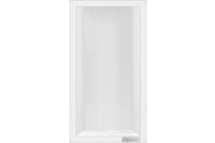 Bilde av: ESS Container Box10 veggnisje hvit, ramme polert stål 15x30x10 cm