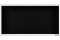 Bilde av: ESS Container Box10 veggnisje sort,ramme polert stål 60x30x10 cm