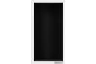 Bilde av: ESS Container Box10 veggnisje sort,ramme polert stål 15x30x10 cm