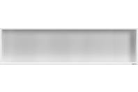 Bilde av: ESS Container Box10 veggnisje hvit,ramme polert stål 120x30x10 cm