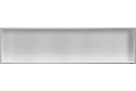 Bilde av: ESS Container Box10 veggnisje hvit,ramme børstet stål 120x30x10 cm