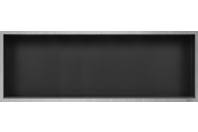 Bilde av: ESS Container Box10 veggnisje antrasitt, ramme børstet stål 90x30x10 cm