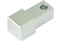 Bilde av: Projolly firkant Symetric hjørnestk børstet blank alu 12,5 mm 2pk.