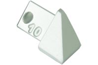 Bilde av: Projolly trekant utvendig hjørne eloksert alu 8 mm 2pk.