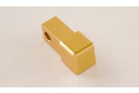 Bilde av: Projolly firkant Symetric hjørnestk gull blank alu 10 mm 2pk.
