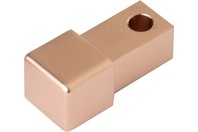 Bilde av: Projolly firkant Symetric hjørnestk kobber blank alu 8 mm 2pk.