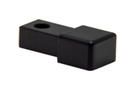 Bilde av: Projolly firkant Symetric hjørnestk sort matt alu 12,5 mm 2pk.