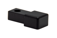 Bilde av: Projolly firkant Symetric hjørnestk sort matt alu 8 mm 2pk.