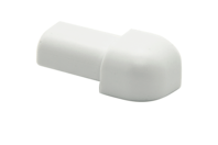 Bilde av: Projolly Quart treveis hjørne hvit PVC 8 mm 5 pk