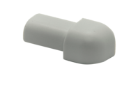 Bilde av: Projolly Quart treveis hjørne lys grå PVC 12,5 mm 5 pk