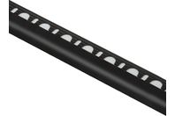 Bilde av: Projolly Quart rund list sort matt alu 8 mm 270 cm