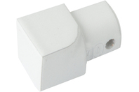 Bilde av: Projolly Quart innv hjørne hvit alu 8 mm 2pk