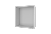 Bilde av: ESS Container F-box veggnisje børstet stål, ramme børstet stål 30x30x10 cm