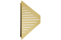 Bilde av: Design hjørnehylle N°13 for dusj 1mm, messing