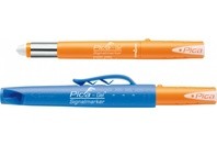 Bilde av: Pica Gel merkepenn vannfast hvit, blister