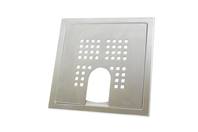 Bilde av: Design Slukrist N°7 20x20cm med uthugg børstet stål