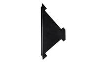 Bilde av: Design hjørnehylle N°15 for dusj 1mm, sort matt stål