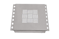 Bilde av: Ventilluke børstet stål 30x30cm N°3