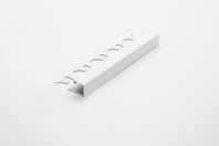 Bilde av: Projolly firkant Symetriclist Stone White alu 10 mm 270 cm