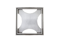 Bilde av: Slukrist Tile In 20 x 20 cm børstet syrefast stål 316