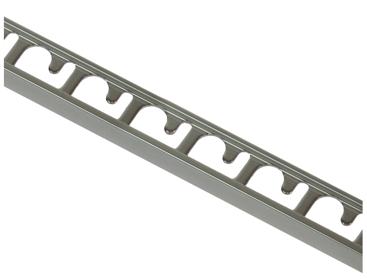 Proterminal endelist eloksert gun metal alu 10 mm 270 cm