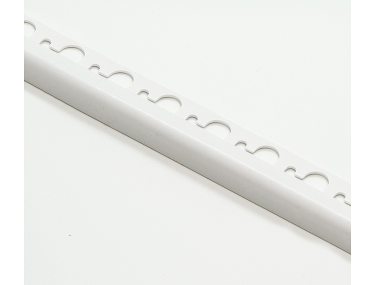Projolly Quart rund list hvit PVC 10 mm 270 cm