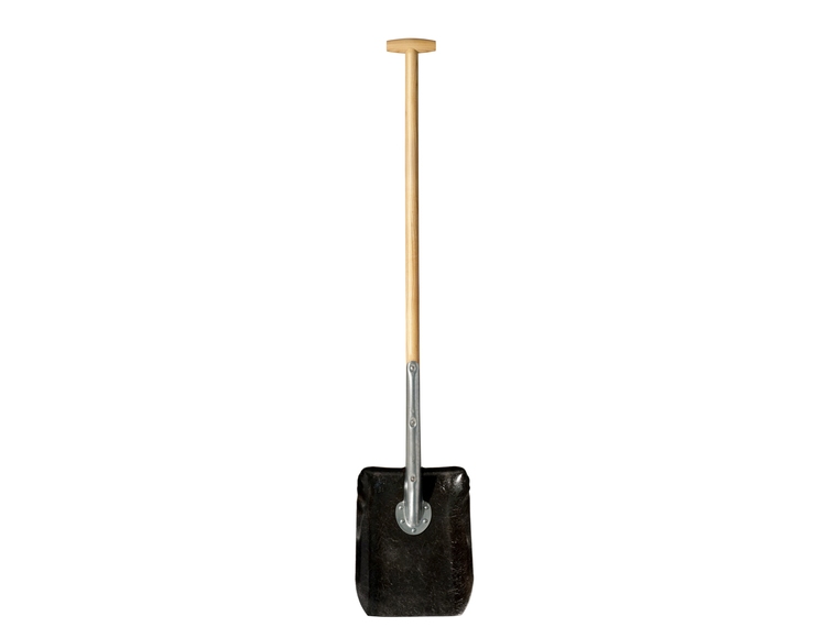 Bjærnum byggspade 60K i herdet stål, høyde 124 cm