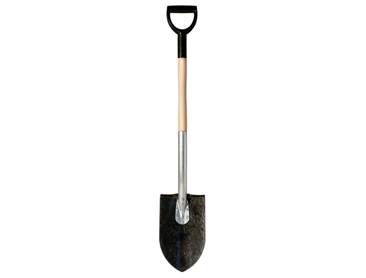 Bjærnum hagespade spiss S80 i herdet stål, høyde 110 cm